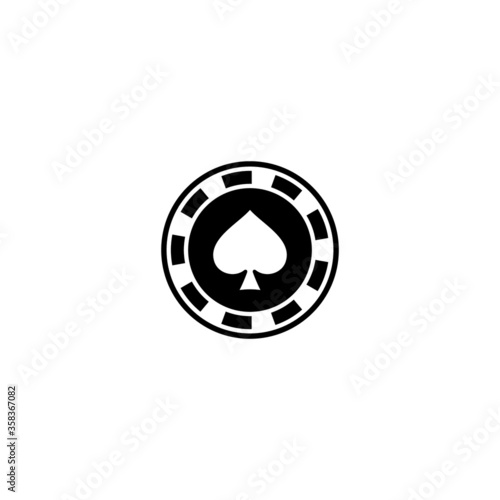 Casino Chip logo / icon design