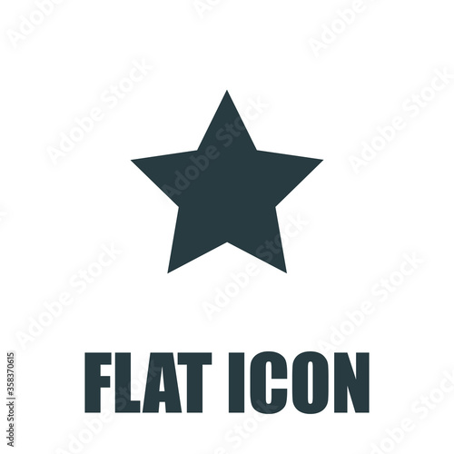 Vector star favorite or best choice icon pictogram