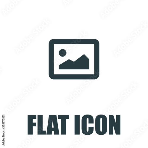 Pictures vector icon, image vector icon pictogram