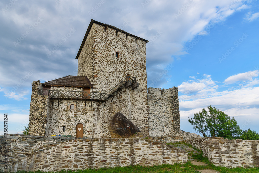 Vrsac, Serbia - June 04, 2020: Vrsac fortress in Serbia. Landmark architecture on Vojvodina district. Vrsac Castle formerly known as 