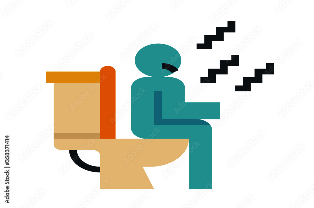 Diarrhea Constipation Sick Irritable Bowel Icon Diarrhea Constipation Sick Irritable Bowel Icon