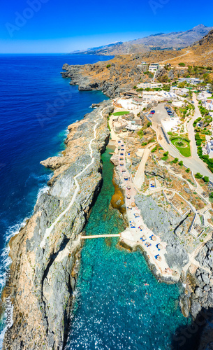 Fototapeta Naklejka Na Ścianę i Meble -  Pirates Fjord named Kalypso in Crete island, Greece
