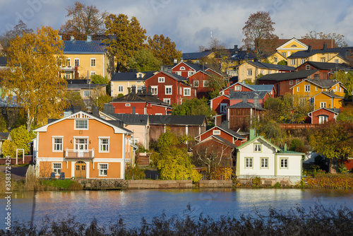 Porvoo cityscape on a October day. Finland