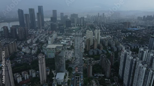 Rain in the city