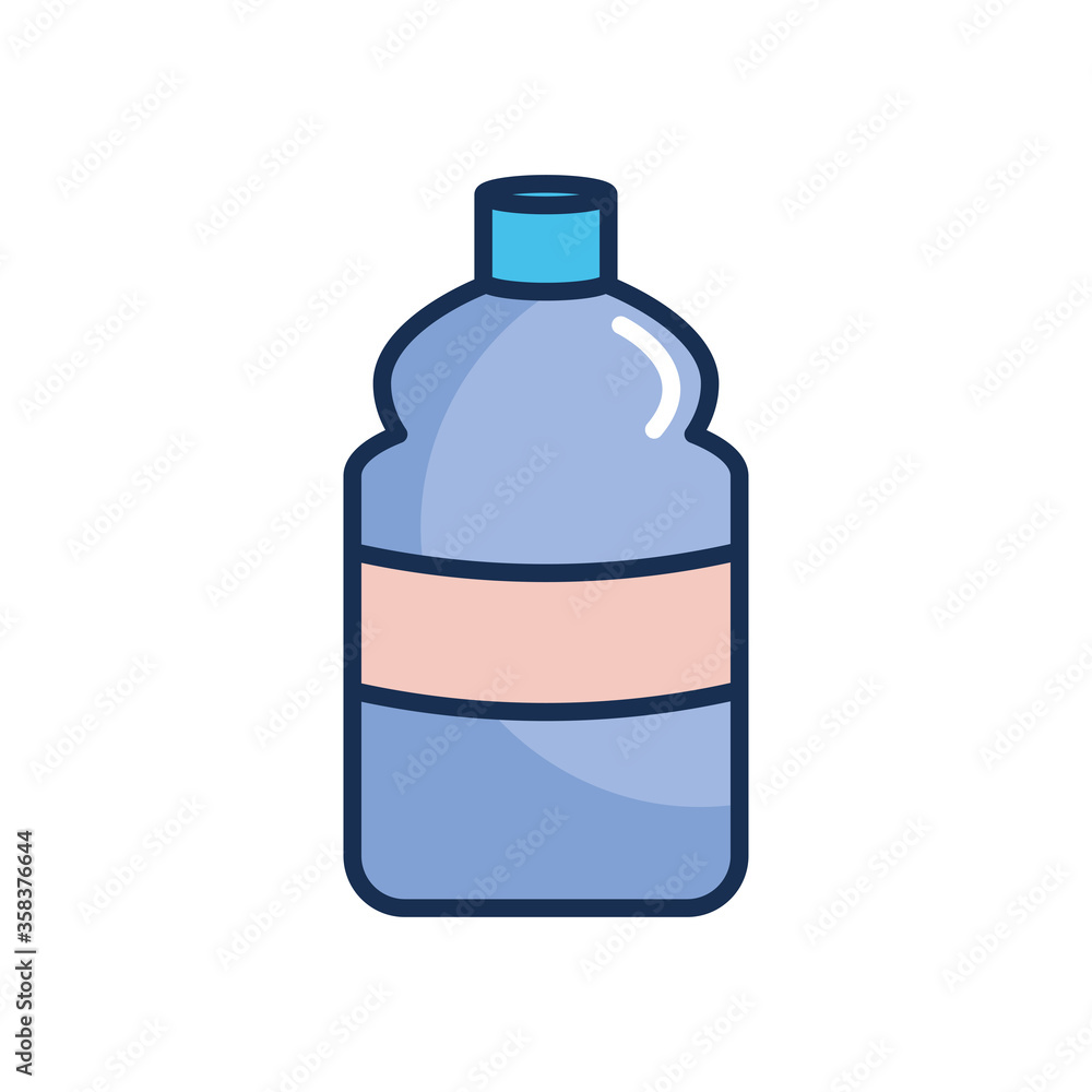 cleaning product bottle icon, line fill style cleaning product bottle icon, line fill style