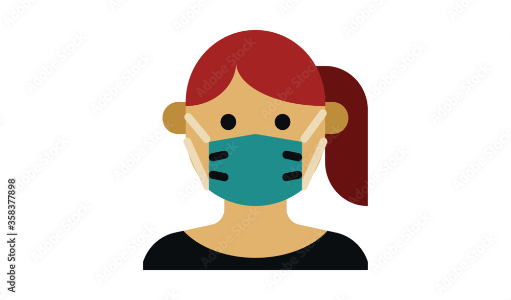 Mask Wearing Doctor Protection Flu Icon Mask Wearing Doctor Protection Flu Icon