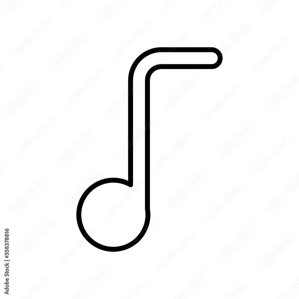 web music symbol, musical symbol icon, line style web music symbol, musical symbol icon, line style