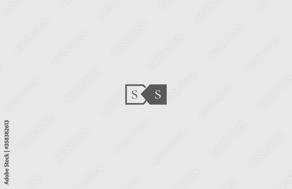 Modern Minimalist SS Design Logo Modern Minimalist SS Design Logo