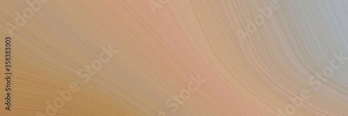 simple header with colorful curvy background design with rosy brown, dark gray and peru color