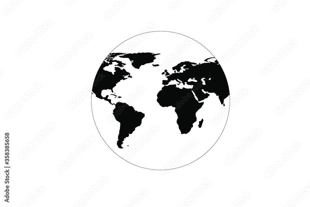 Planet on white backgrounds, vector illustration Planet on white backgrounds, vector illustration