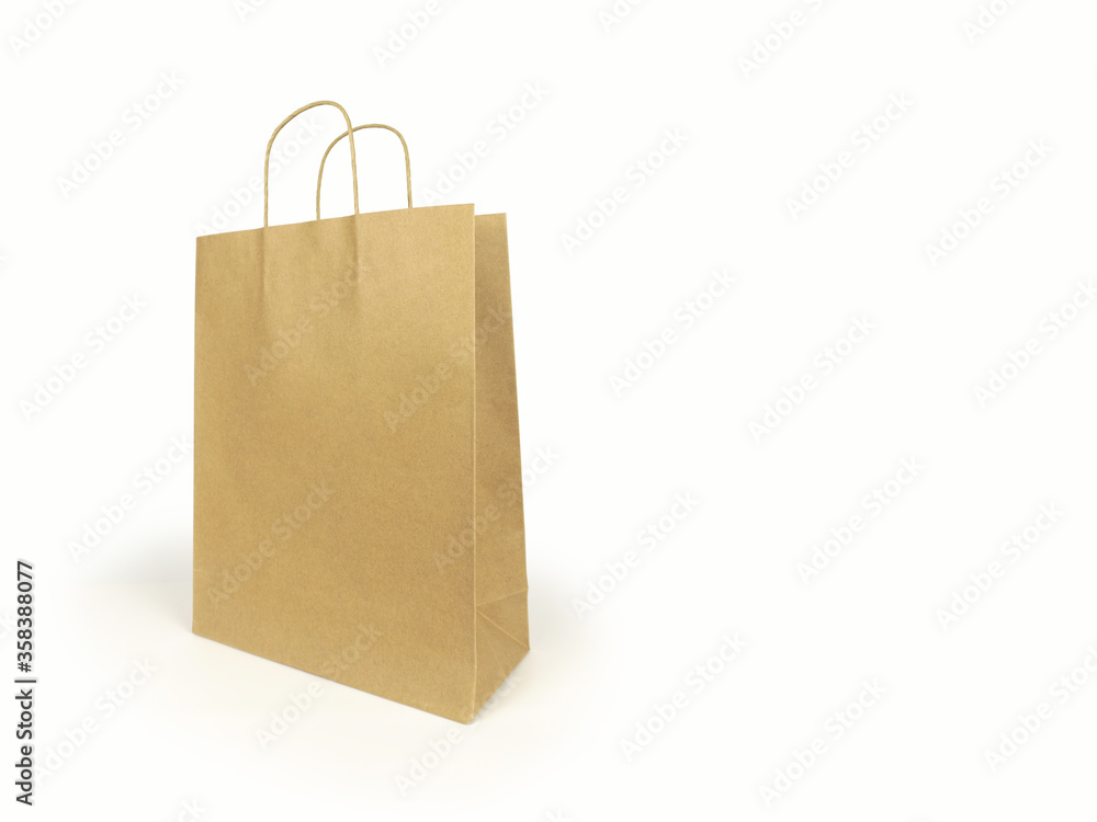 Paper bag isolated on white background Paper bag isolated on white background
