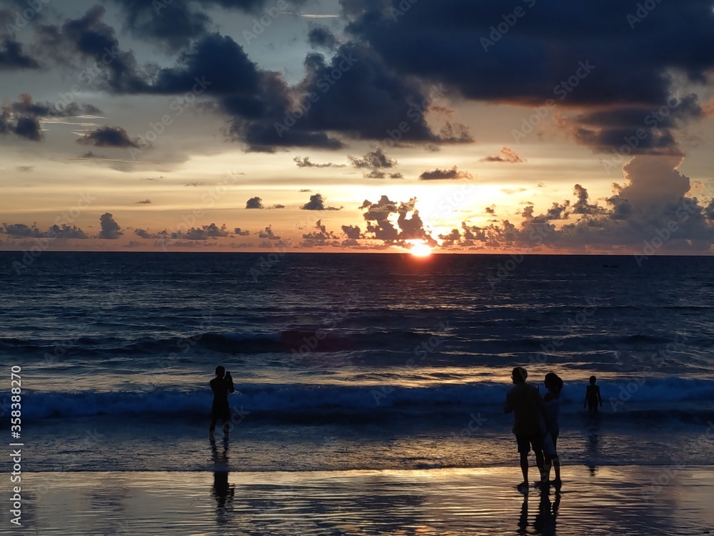 Sonnenuntergang Patong Beach