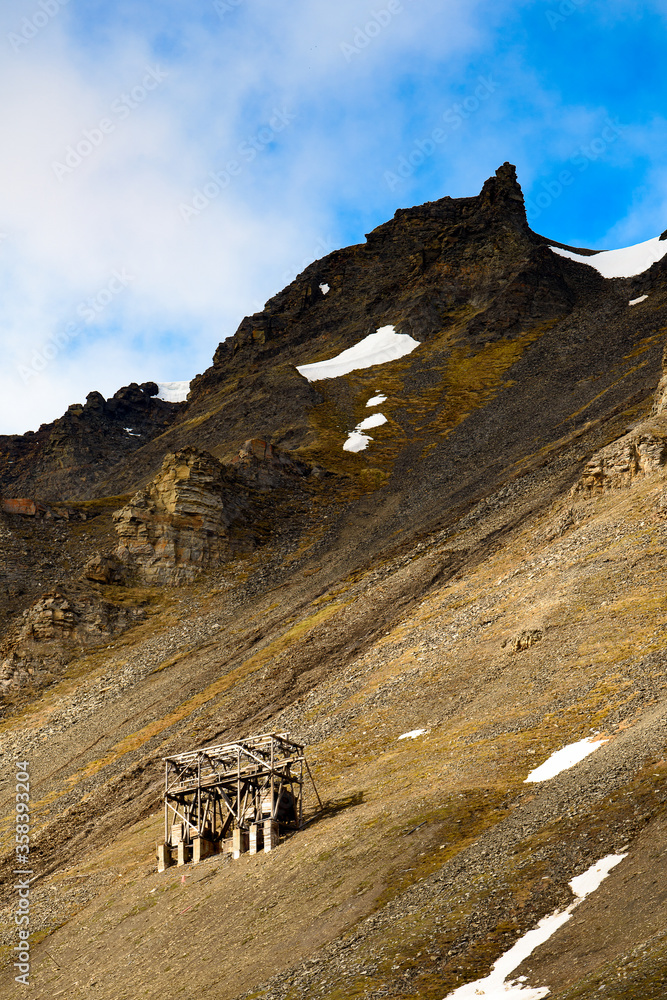 Mountains of Longyearbyen, Svalbard, Norway