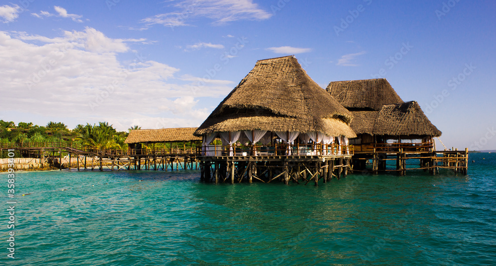 tropical resort on the water tropical resort on the water