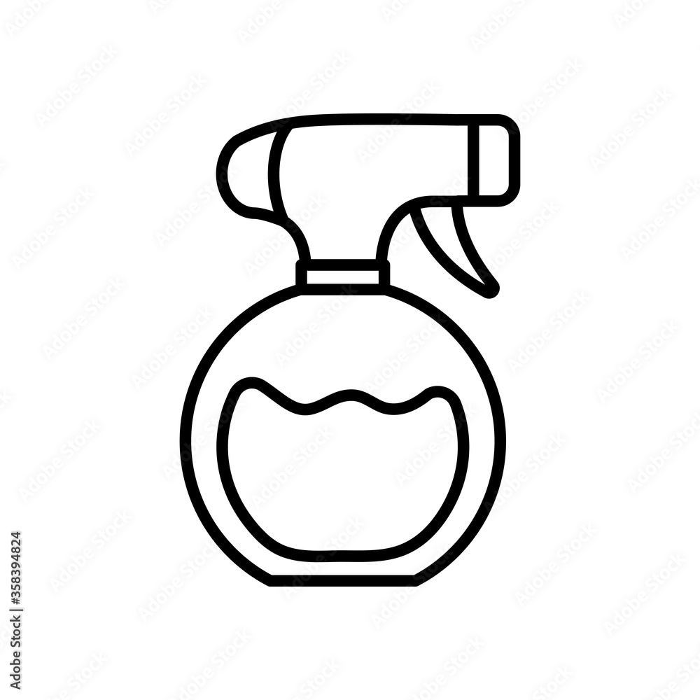Obraz premium atomizer bottle icon, line fill style