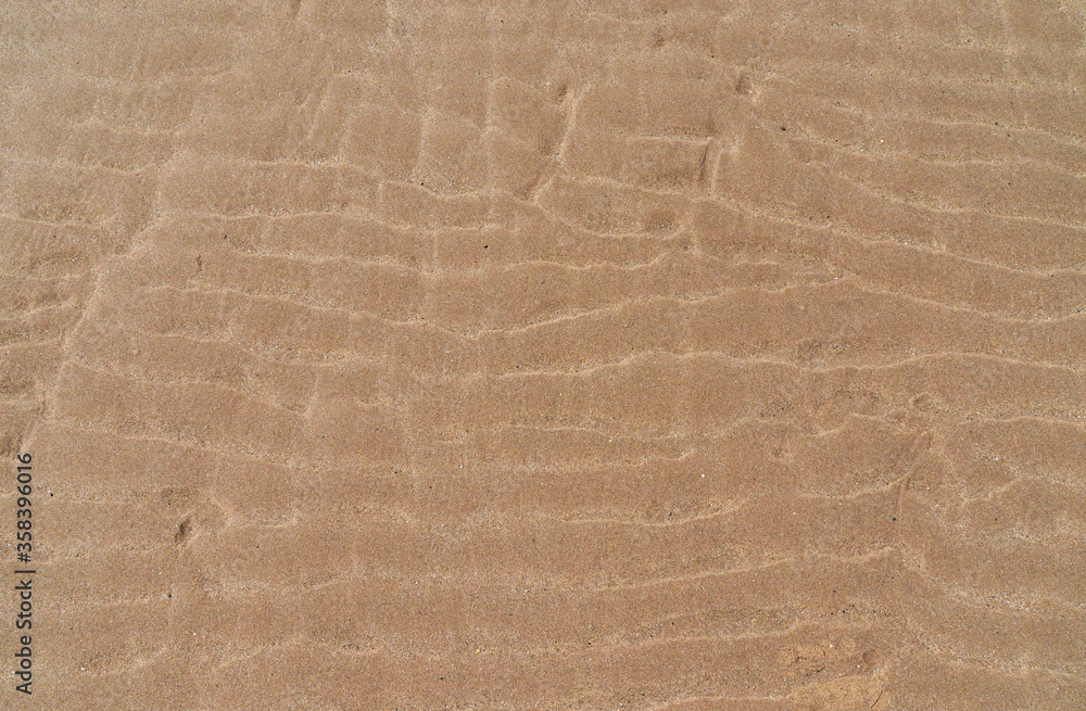 Sand Ripples on beach in Cumbria England, UK Sand Ripples on beach in Cumbria England, UK