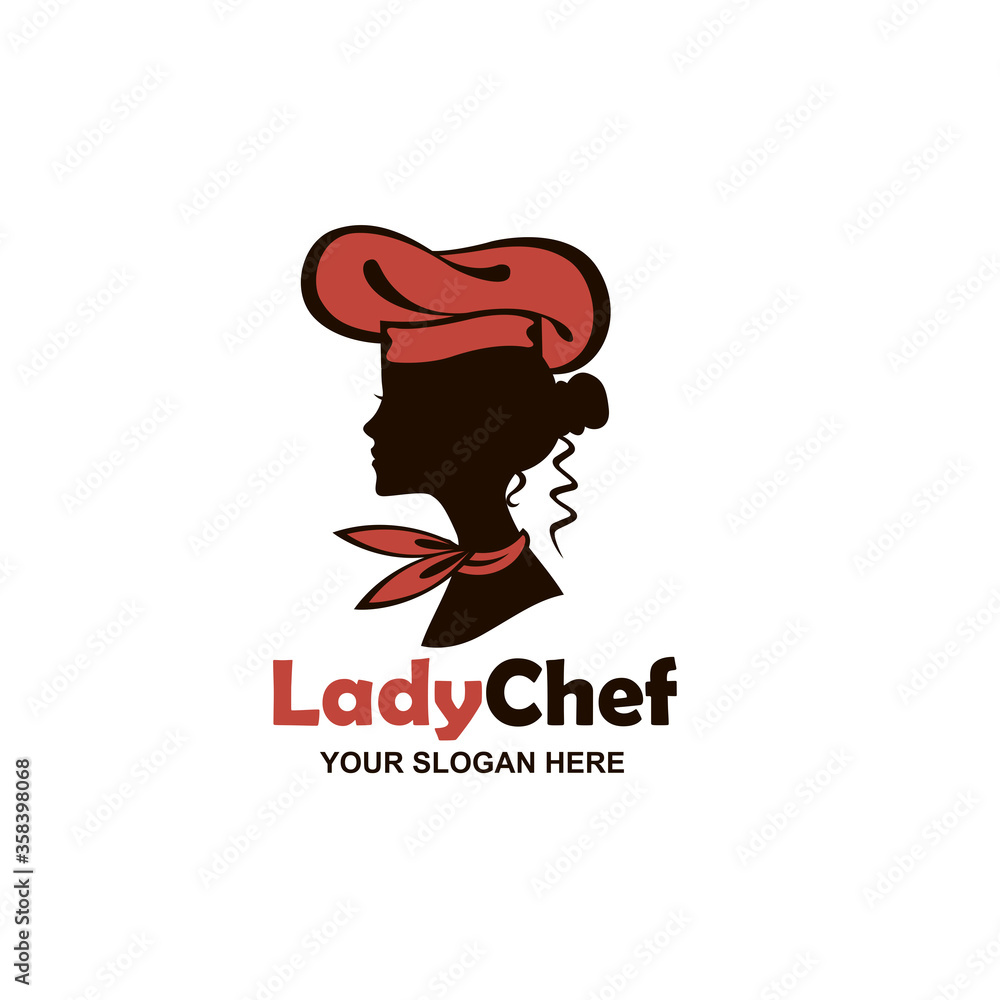 chef woman design isolated on white background chef woman design isolated on white background