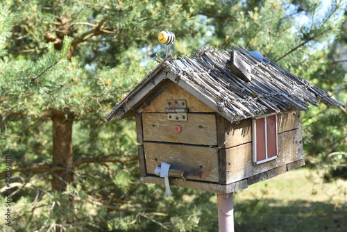 Village mailbox. Handmade, made in Latvia. 
