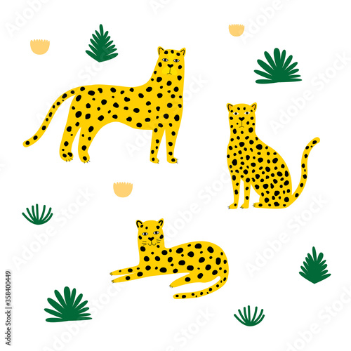abstract jaguar background for use in design