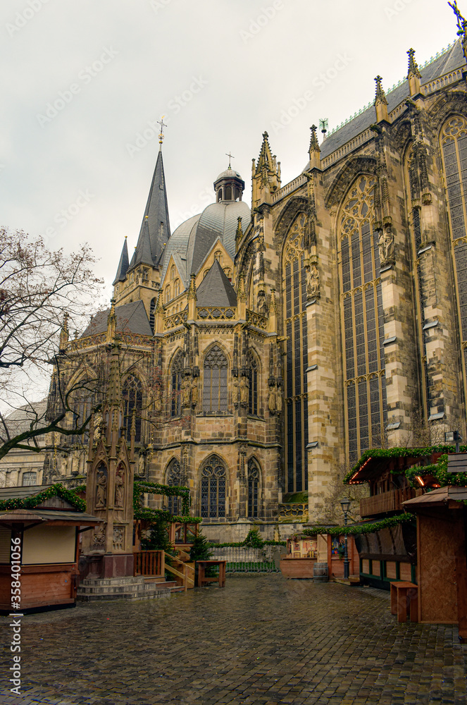 Aachen cathedral , the oldest Roman Catholic church in northern Europe, Germany