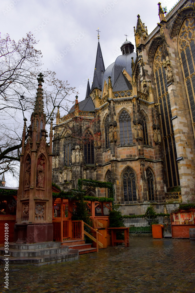 Aachen cathedral , the oldest Roman Catholic church in northern Europe, Germany