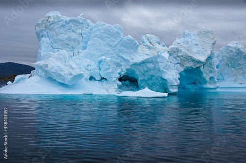 Icebergs in Disko Bay, Ilulissat, West Greenland © Michele Burgess