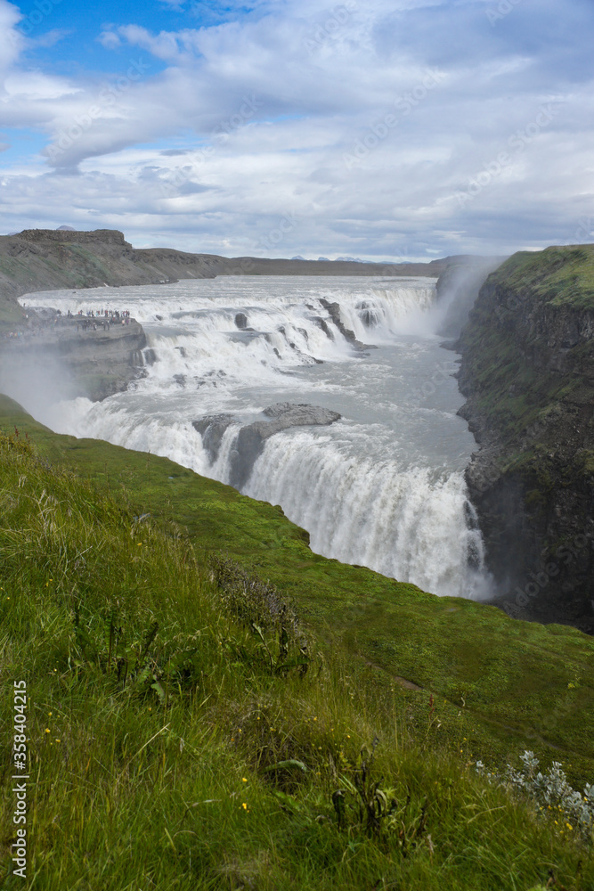 Gullfoss (Golden Falls) on the Hvita River in Iceland Gullfoss (Golden Falls) on the Hvita River in Iceland
