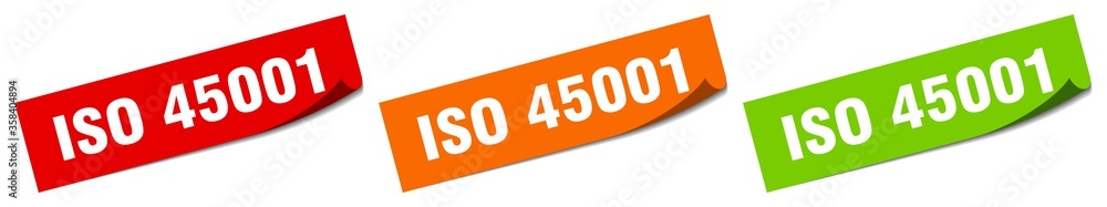 iso 45001 sticker. iso 45001 square isolated sign. iso 45001 label iso 45001 sticker. iso 45001 square isolated sign. iso 45001 label
