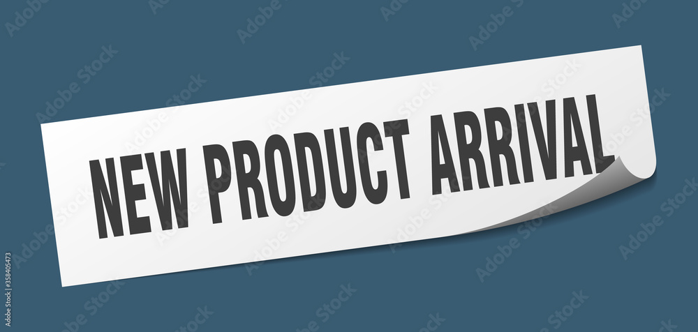 new product arrival sticker. new product arrival square isolated sign. new product arrival label