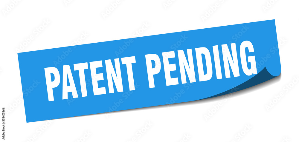 patent pending sticker. patent pending square isolated sign. patent pending label patent pending sticker. patent pending square isolated sign. patent pending label