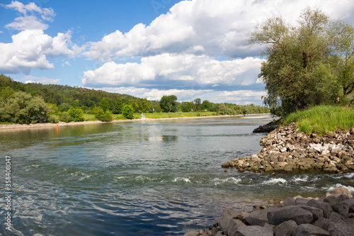 The river estuary of the 