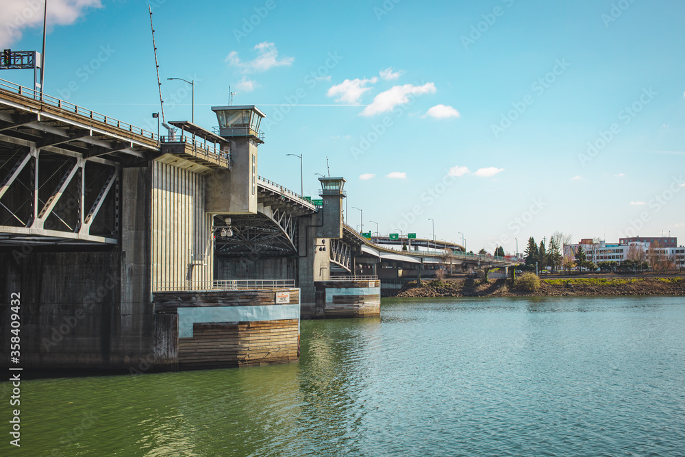 Bridge Portland, Oregon, Winter