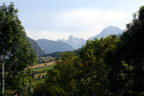 mountains of picos de europa in northern Spain region of Asturias, Cantabria ans Castilla y Leon