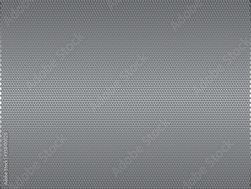Abstract Black metal texture steel background. Perforated sheet metal