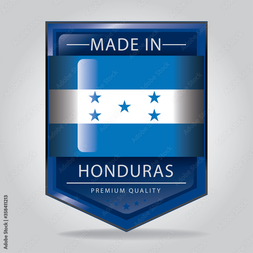 Made in HONDURAS Seal, REPUBLIC OF HONDURAS National Flag (Vector Art)
Made in HONDURAS Seal, REPUBLIC OF HONDURAS National Flag (Vector Art)