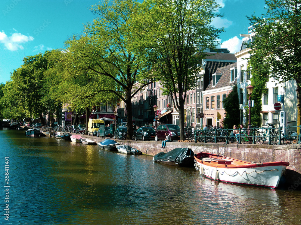 canal in amsterdam