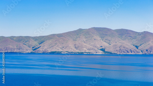 It's Lake Sevan, the largest lake in Armenia and the Caucasus region.