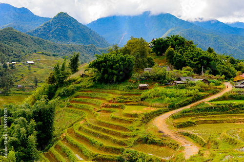 It's Beautiful landscape of the mountains in Vietnam