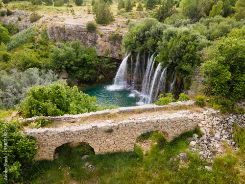 Cascada del Molino de San Pedro en el Vallecillo, Teruel