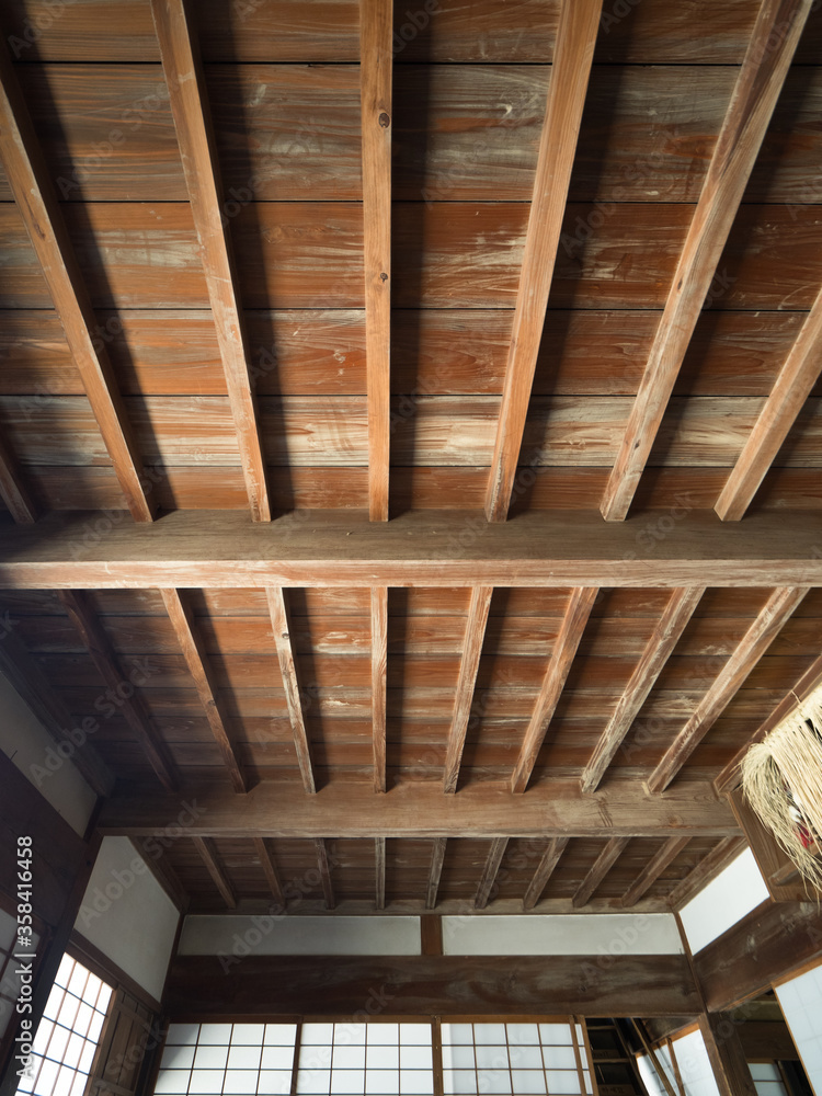 Obraz premium 古民家の天井