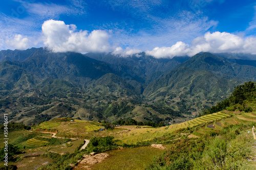 It's Beautiful landscape of the mountain hills in the Northern Vietnam © Anton Ivanov Photo