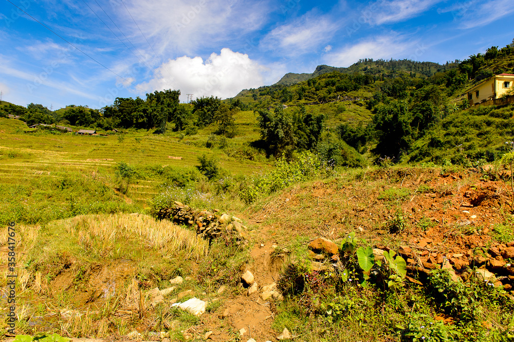 It's Small village in the Northern Vietnam It's Small village in the Northern Vietnam
