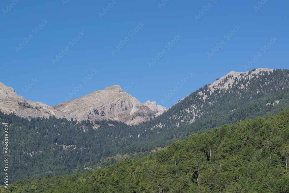 
mountain landscape in greece