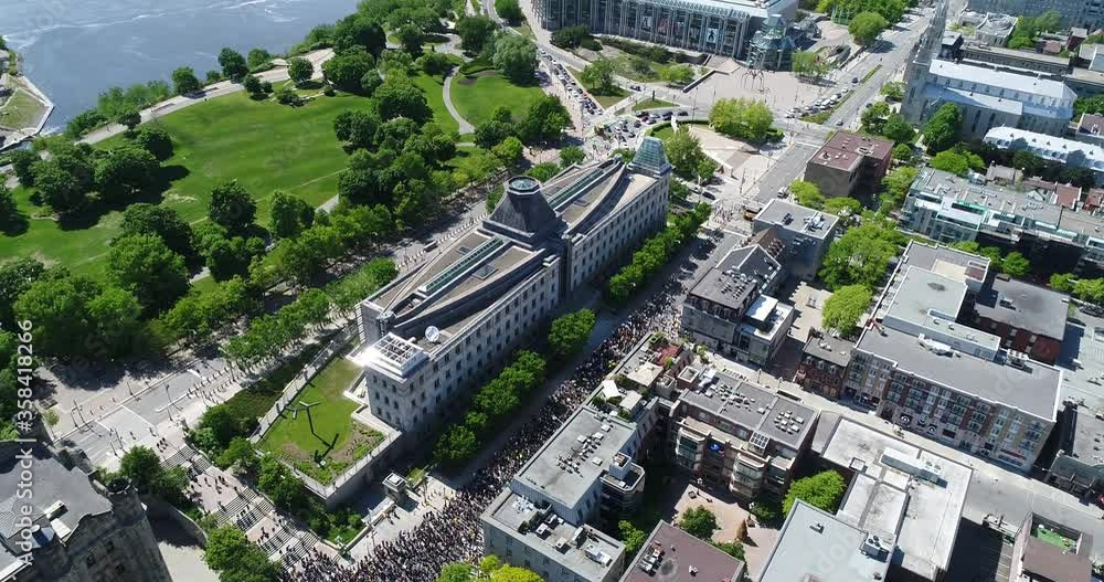 Black Lives Matter American Embassy Protests Drone Video in Ottawa Black Lives Matter American Embassy Protests Drone Video in Ottawa