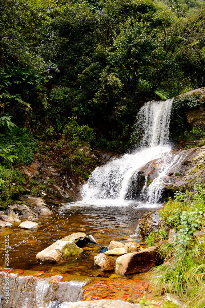 Fototapeta premium It's Silver waterfall in Vietnam
