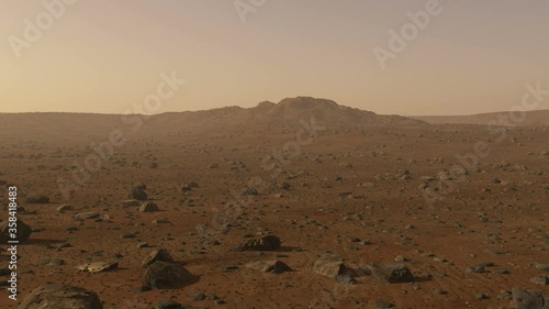 Mars Surface Ride or Flight
Moving across a desolated surface area of the planet Mars
