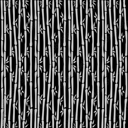 Bamboo seamless repeat pattern background