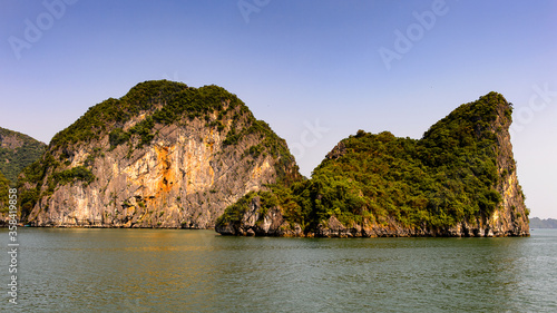 It's Ha Long bay rocks. UNESCO World Heritage site