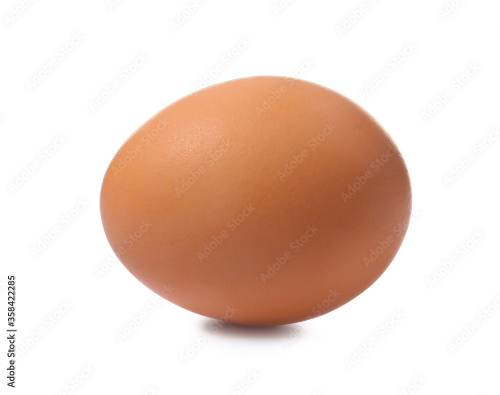 Fresh chicken egg on white background Fresh chicken egg on white background