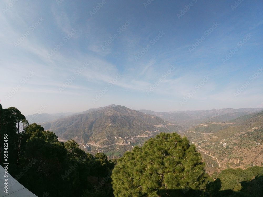 Obraz premium view from the top of the mountain